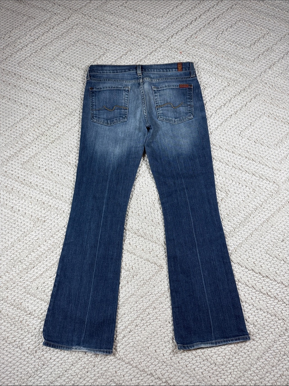 7 For All Mankind Bootcut Jeans 28x29 - Picture 3 of 8